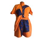Orange Short Pant Set