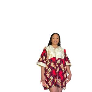 Ankara Short Gown
