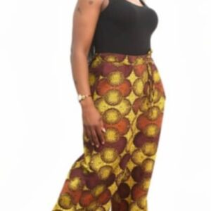 Palazzo African Print Pant Set